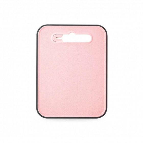 Доска разделочная FIBER 23x30см с ножеточкой, pink