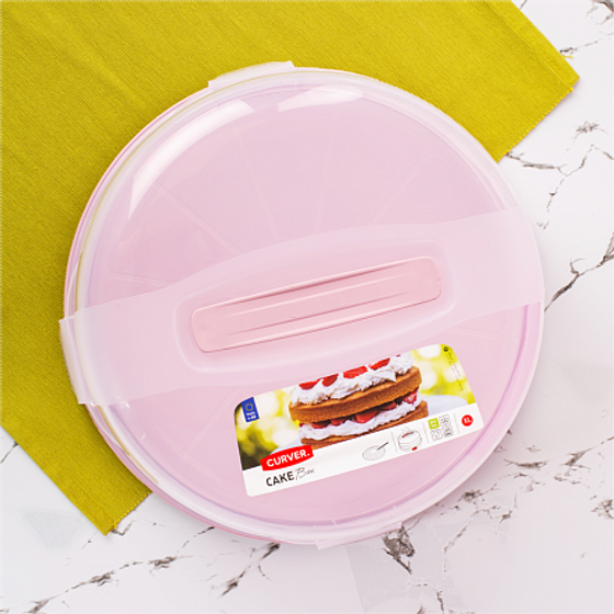 Тортовница CHEF@HOME розовый