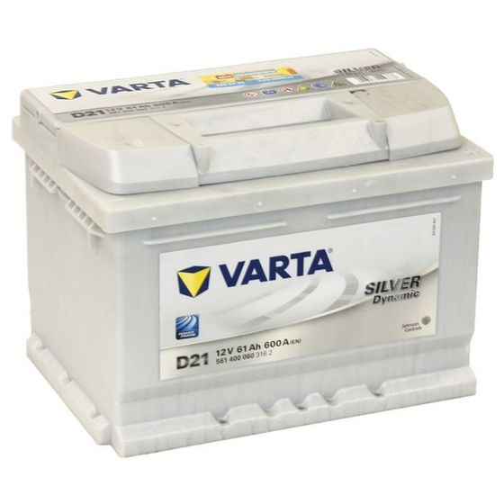 Аккумуляторная батарея Varta 61 Ач, обратная полярность Silver Dynamic 561 400 060