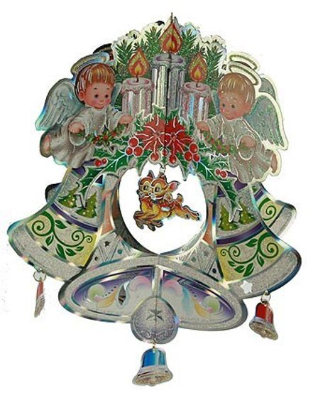 !09 Украшение (набор 4 штуки) &quot;Декоративные колокольчики&quot; 43X35 см.
