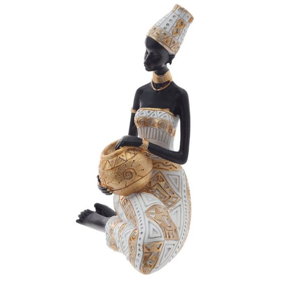 Фигурка декоративная &quot;Африканка&quot;, L13 W9,5 H20 см