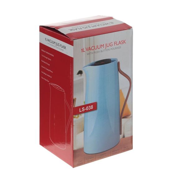 Чайник, 1000 мл, L16 W13 H25 см, дизайн микс