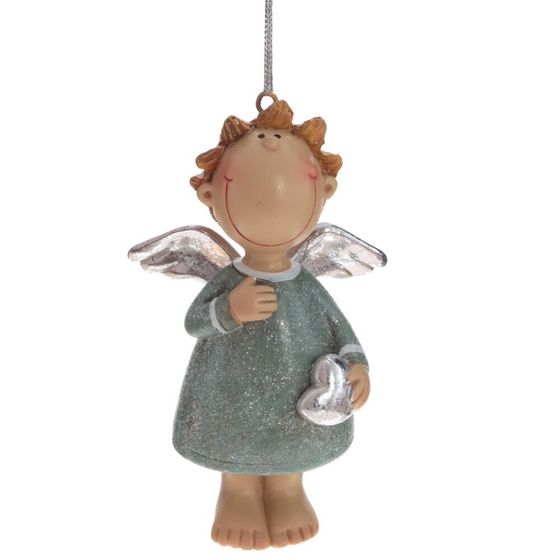 Изделие декоративное подвесное &quot;Ангел&quot;, L6 W4 H10 см, 2в.