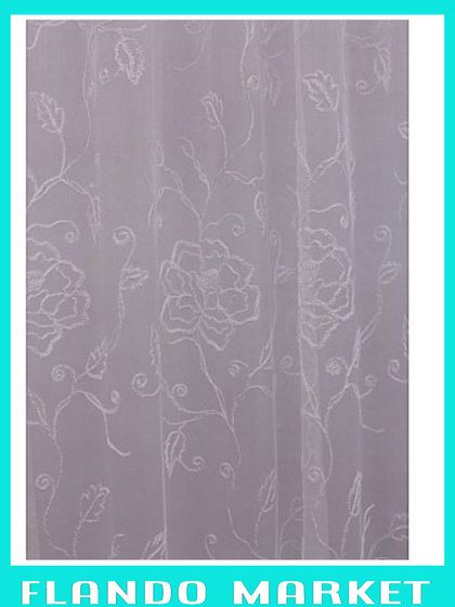 !Тюль &quot;Кива&quot;, цвет белый , 300*280 см