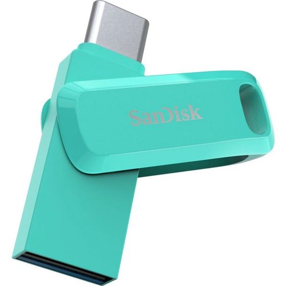 Флеш диск 128GB SanDisk Ultra Dual Drive Go USB А/Type-C (SDDDC3-128G-G46G) зеленый