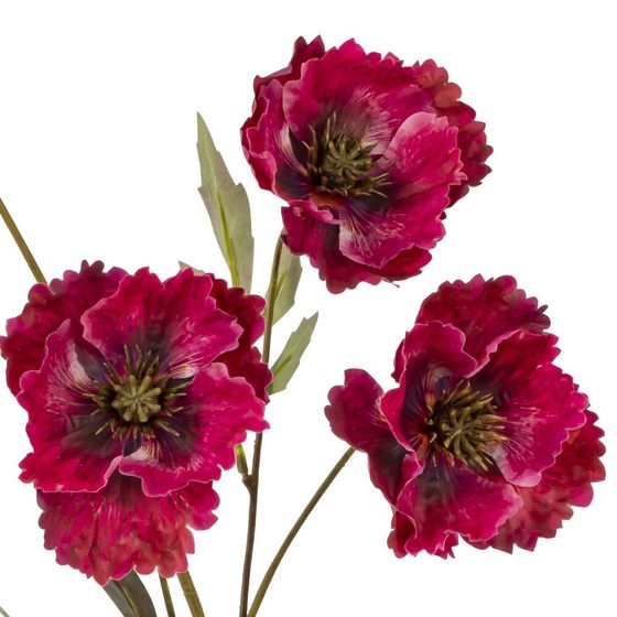 Цветок искусственный &quot;Мак&quot;, L18 W18 H70 см