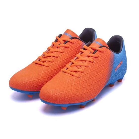 Бутсы футбольные Atemi SBA-005 MSR JUNIOR, оранжевый/голубой, размер 37