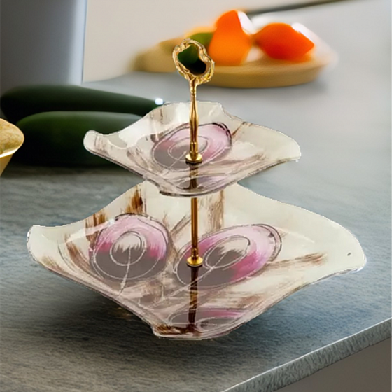 Этажерка квадратная АРТ 18/28х24см