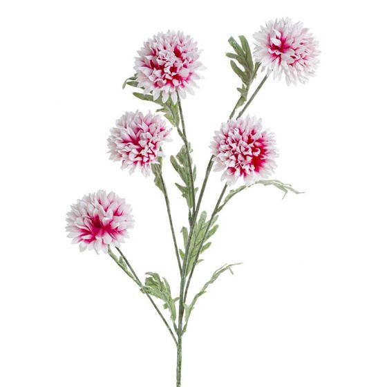 Цветок искусственный &quot;Георгин&quot;, L15 W15 H82 см, 3в.