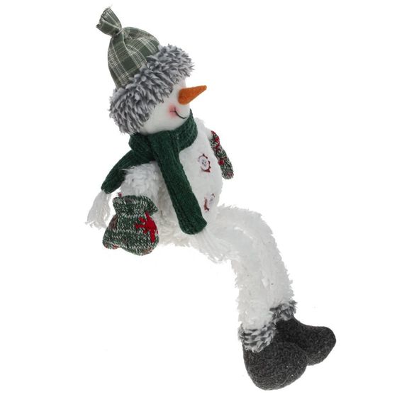 Игрушка набивная &quot;Снеговик&quot;, L13 W7 H45/18 см, 2в.