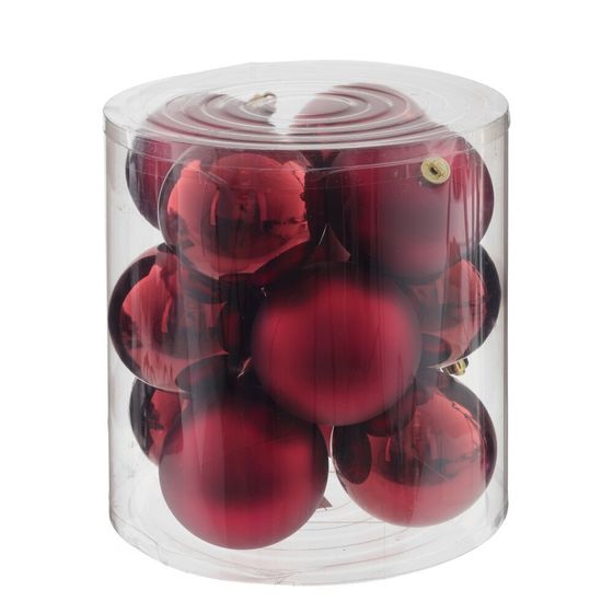 Набор из 12шт Украшение новогоднее &quot;Шар&quot;, D 8 см, L8 W8 H9 см