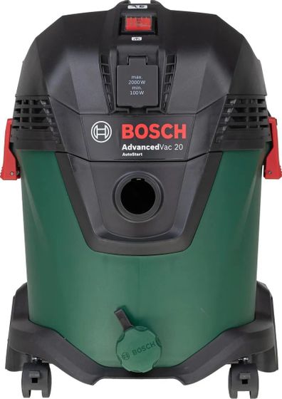 Строительный пылесос Bosch AdvancedVac20 1200Вт уборка: сухая/влажная зеленый