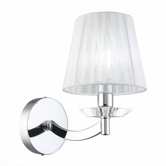 Светильник настенный St Luce. SL1756.101.01. Bello. 1х40 Вт, E14, 16х26 см, цвет хром