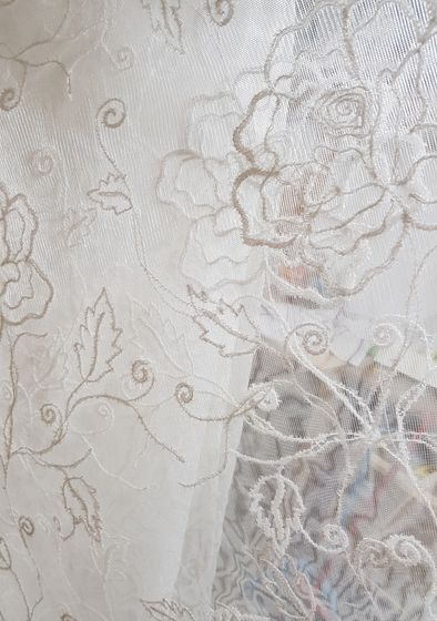 !Штора-тюль "Юстина", белый, 300*180 см