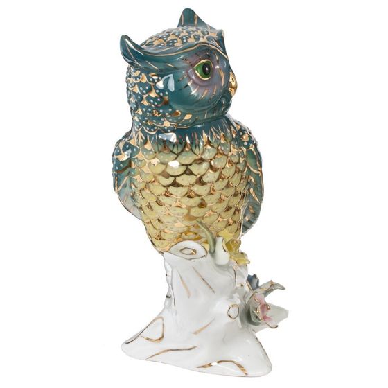 Фигурка декоративная "Сова", L10,5 W7,5 H14,5 см, 1 штука. дизайн микс