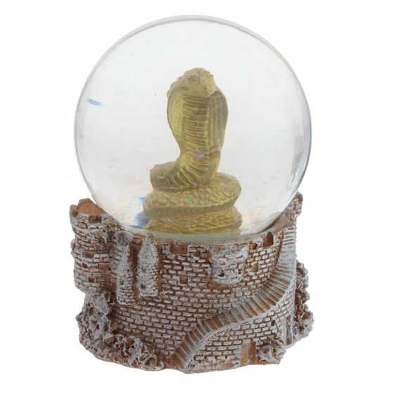 Фигурка декоративная в стекл шаре &quot;Змея&quot;, D 6,5 см, L7 W7 H11 см, 2в.