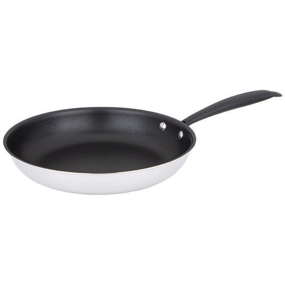 СКОВОРОДА C АНТИПРИГАРНЫМ ПОКРЫТИЕМ &quot;IRON CHEF&quot; AGNESS 26*5.0CM ТЕХНОЛОГИЯ 3-PLY, НЕРЖ.СТАЛЬ 18/10