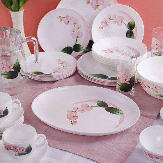 Набор столовый ДИВАЛИ ПИНК ОРХИД 46пр