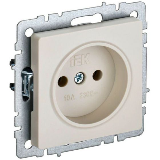 Розетка IEK BR-R10-10-K10 BRITE, без заземления