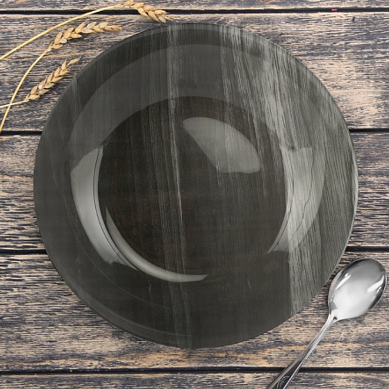 Тарелка суповая BLACK WOOD 20см