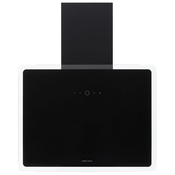 Вытяжка вертикальная Krona AURA 600 FRAME BLACK S Черный с прозрачным кантом