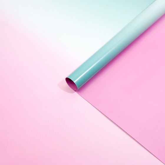 !09 Бумага глянцевая (набор 4 листа) двухстороння "Градиент 08"  50x70 см.