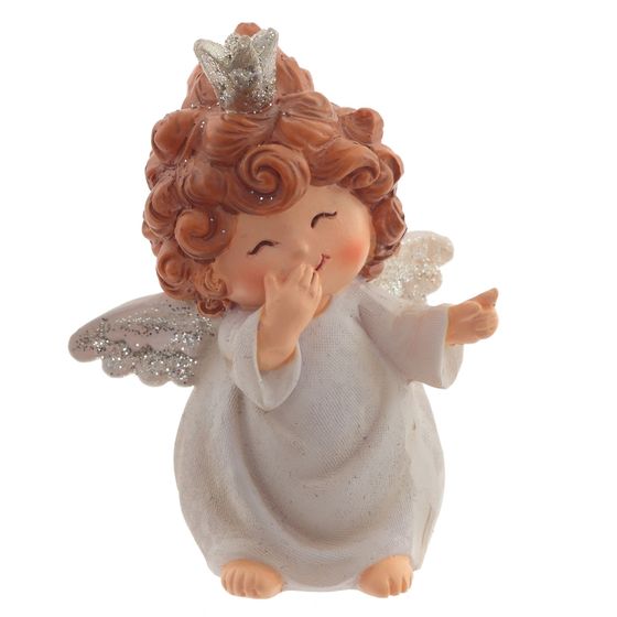 Фигурка декоративная "Ангелочек", L4 W4 H5,5 см, 4в.