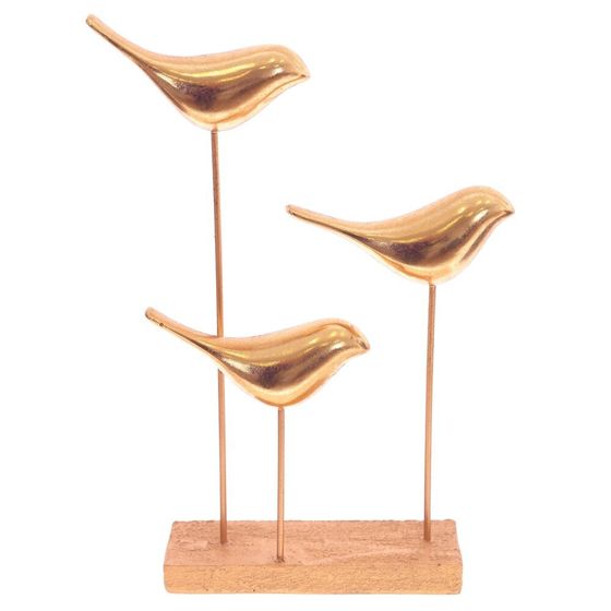 Фигурка декоративная "Птицы", L16 W5 H27 см