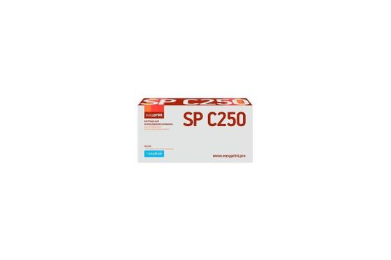 Картридж лазерный Easyprint 407544/SPC250E LR-SPC250C для Ricoh SP C250DN/C250SF/C260DN/C261DNw/C261SFNw (1600 стр.) голубой, с чипом