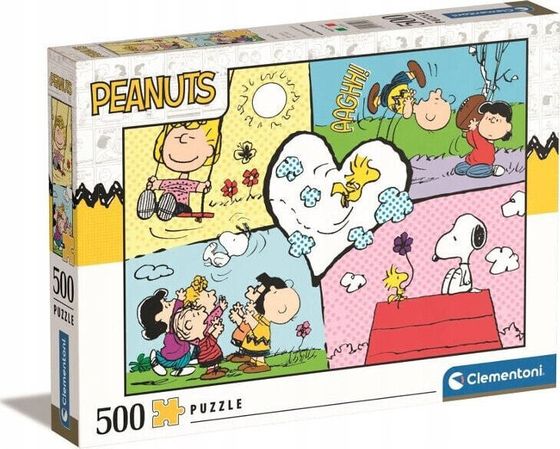 Clementoni CLE puzzle 500 Peanuts 35558