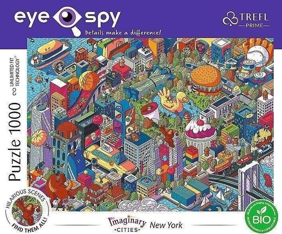 Trefl Puzzle 1000 Eye-Spy Imaginary Cities New York