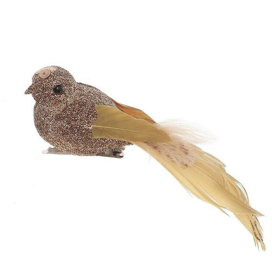 Изделие декоративное &quot;Птичка&quot;, L11 W4 H4 см, 6в.