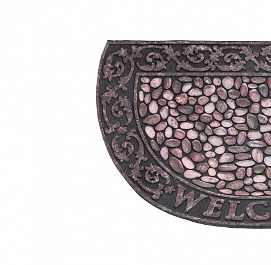 Коврик придверный КАМЕШКИ WELCOME 89х56см