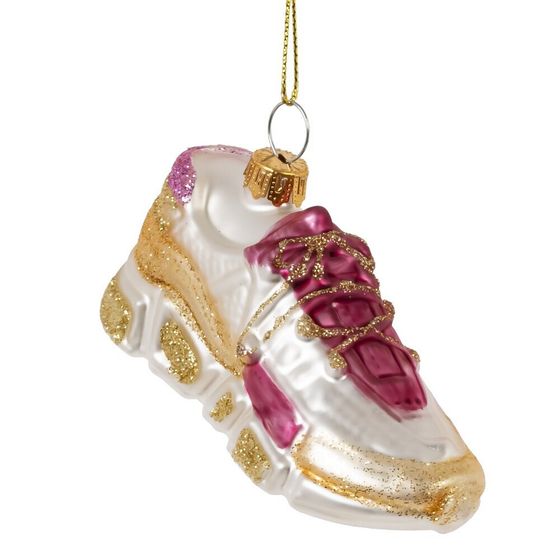 Украшение новогоднее "Кроссовок", L9,5 W3,5 H4,5 см, 1 штука, дизайн микс