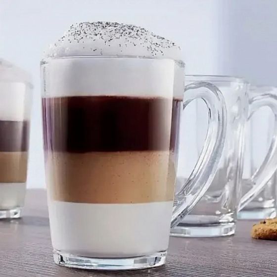 Кружка С ДОБРЫМ УТРОМ 320мл прозрачная