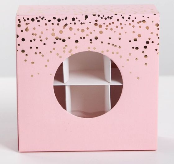 !Коробка для сладостей 5 штук «Радости во всём», 13 × 13 × 5 см