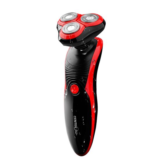 Бритва роторная Centek CT-2168 аккум./сеть красный