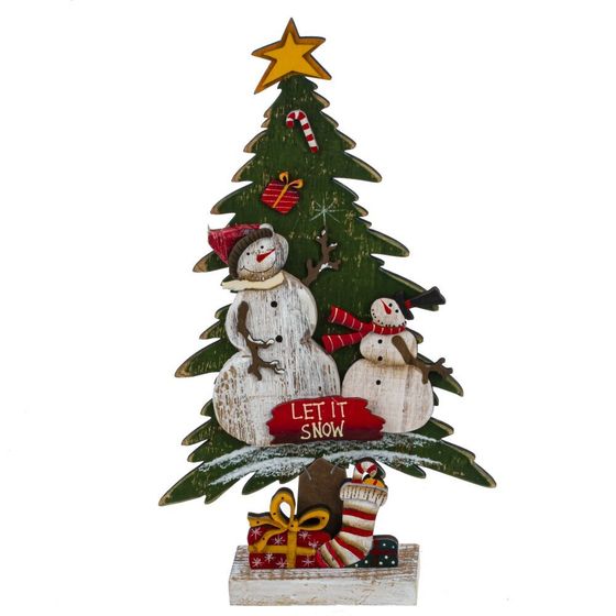 Фигурка декоративная &quot;Ёлка&quot;,L18 W5 H31 см, 2в.