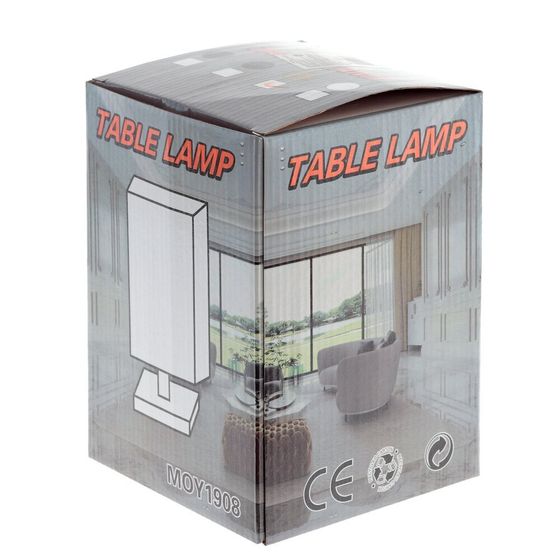 Светильник, L14 W14 H28 см, Е27, шнур 1 м