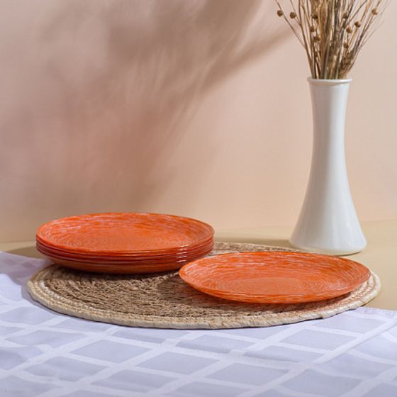 Тарелка десертная БРАШМАНИЯ ОРАНЖ 20.5см