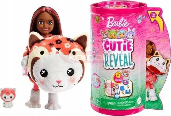 Lalka Barbie Mattel Barbie Color Reveal Chelsea Kotek-Panda HRK28