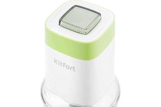 Измельчитель Kitfort КТ-1378 0,6л 600Вт белый/зеленый
