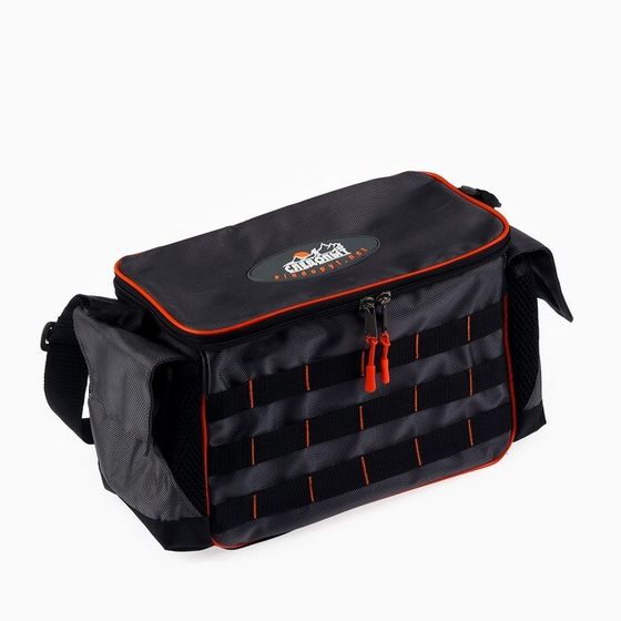 Сумка рыболовная &quot;СЛЕДОПЫТ&quot; Base Lure Bag L, 36 х 22 х 15 см, цвет серый, + 3 коробки Luno