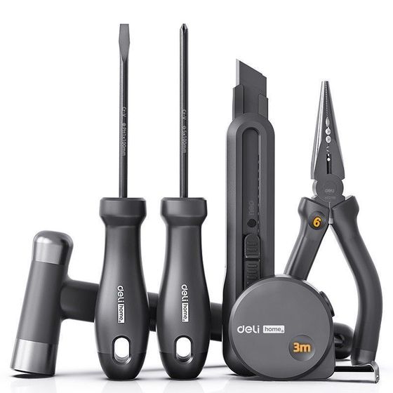 Набор ручного инструмента Home Series Black Deli HT0006 6предметов (HT0006)