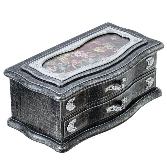 Шкатулка для украшений (музык.), Д21 Ш12 В9 см