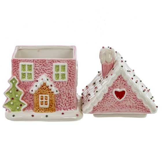 Конфетница &quot;Пряничный дом&quot;, 950 мл, L14 W12 H21,5 см, 2в.