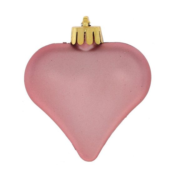 Набор из 6шт Украшение новогоднее &quot;Сердца&quot;, D6 см, L6 W2 H7 см