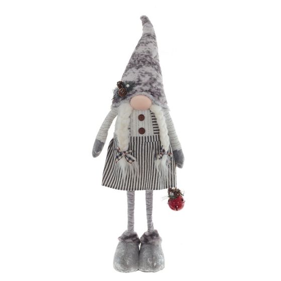 Игрушка набивная &quot;Гном&quot; (телескоп ноги), L28 W13 H88/43 см, 2в.(цена за один вид)