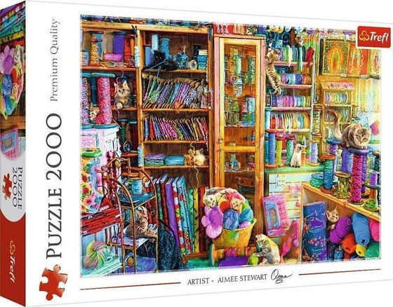 Trefl Puzzle 2000 el. Koci raj