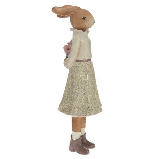 Фигурка декоративная &quot;Заяц&quot;, L11,5 W12 H33 см,